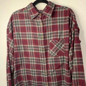 Over sized flannel 🧶